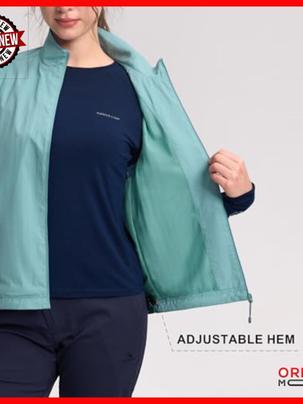 Women's Lightweight Windproof Softshell Vest with Zip Pockets for Running Hiking - Picture 6 of 7